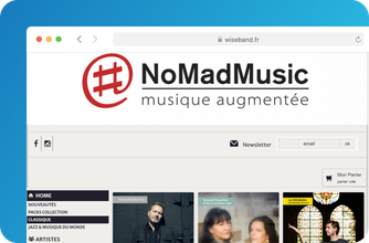 pagina band.fm nomadmusic